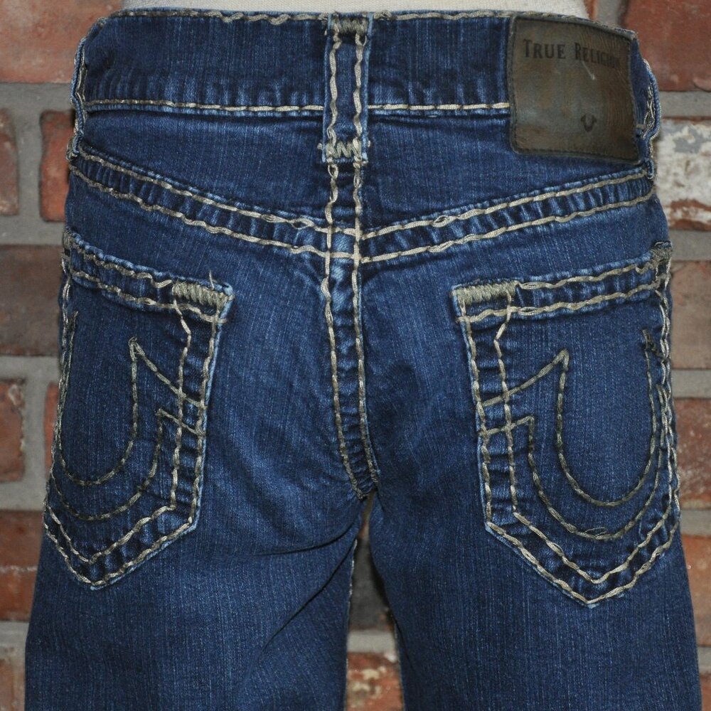 True Religion Super-T Large Stitch Geno Relaxed Slim Blue 29